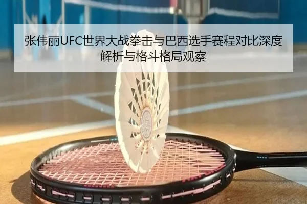 张伟丽UFC世界大战拳击与巴西选手赛程对比深度解析与格斗格局观察